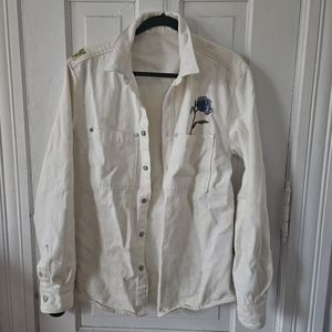 Patched Denim Jacket